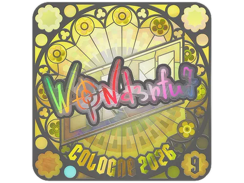 Sticker | w0nderful (Holo, Ranked) | Cologne 2026