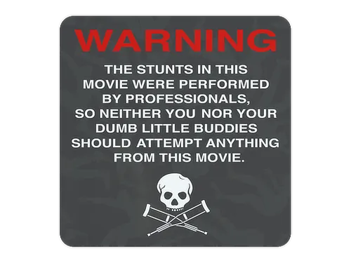 Sticker | WARNING