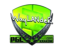 Sticker | wayLander (Foil) | Krakow 2017