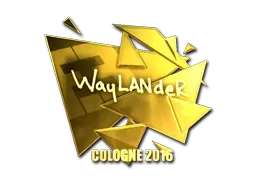 Sticker | wayLander (Gold) | Cologne 2016