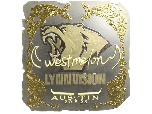 Sticker | westmelon (Gold) | Austin 2025