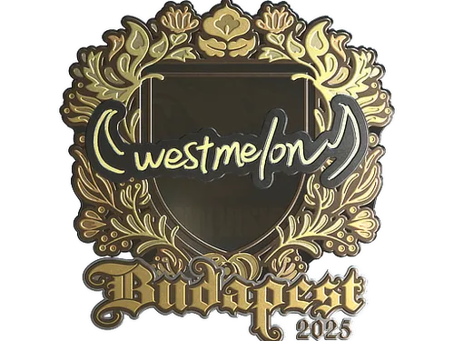 Sticker | westmelon (Gold) | Budapest 2025