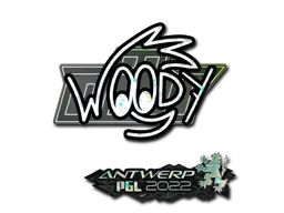 Sticker | WOOD7 (Glitter) | Antwerp 2022