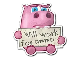 Sticker | Work For Ammo