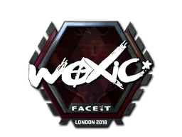 Sticker | woxic (Foil) | London 2018