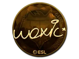 Sticker | woxic (Gold) | Katowice 2019