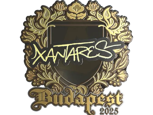Sticker | XANTARES (Gold) | Budapest 2025