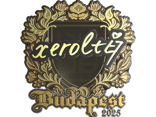 Sticker | xerolte (Gold) | Budapest 2025