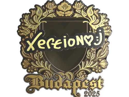 Sticker | xertioN (Gold) | Budapest 2025