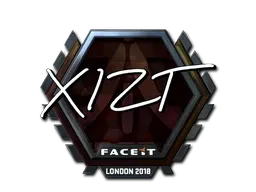 Sticker | Xizt (Foil) | London 2018