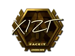 Sticker | Xizt (Gold) | London 2018