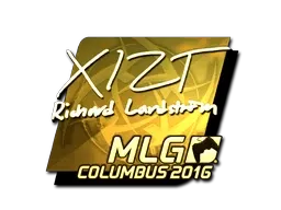 Sticker | Xizt (Gold) | MLG Columbus 2016