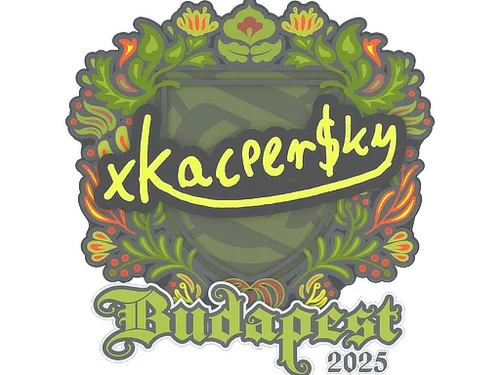 Sticker | xKacpersky | Budapest 2025