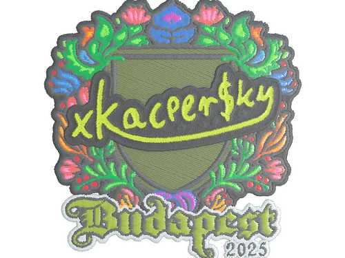 Sticker | xKacpersky (Embroidered) | Budapest 2025