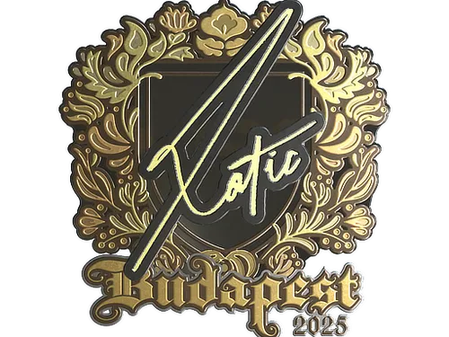 Sticker | XotiC (Gold) | Budapest 2025