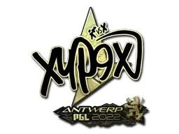 Sticker | Xyp9x (Gold) | Antwerp 2022