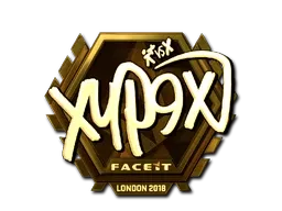 Sticker | Xyp9x (Gold) | London 2018