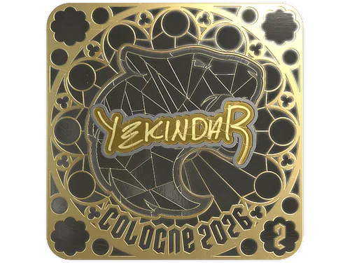 Sticker | YEKINDAR (Gold, Ranked) | Cologne 2026