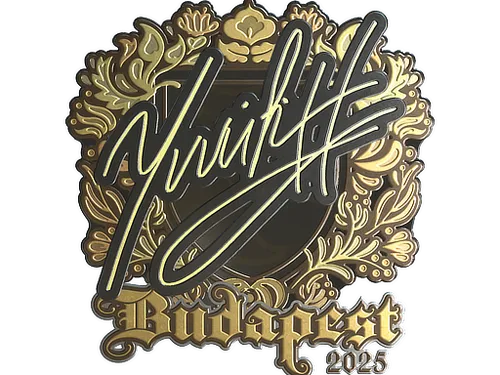 Sticker | yuurih (Gold) | Budapest 2025
