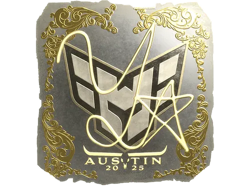 Sticker | yxngstxr (Gold) | Austin 2025