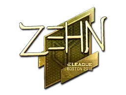 Sticker | zehN (Gold) | Boston 2018