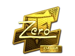 Sticker | Zero (Gold) | Atlanta 2017