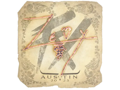 Sticker | zevy | Austin 2025