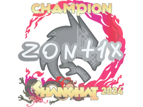 Sticker | zont1x (Champion) | Shanghai 2024