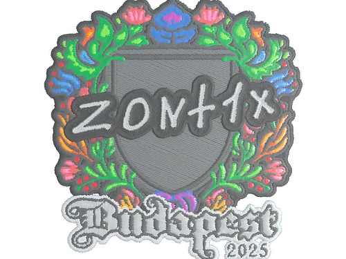 Sticker | zont1x (Embroidered) | Budapest 2025