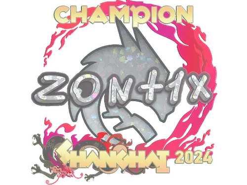 Sticker | zont1x (Glitter, Champion) | Shanghai 2024