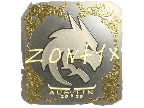 Sticker | zont1x (Gold) | Austin 2025