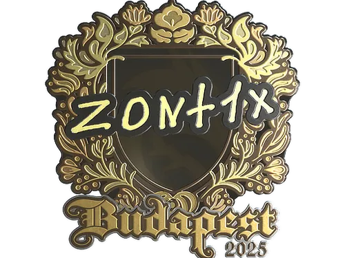 Sticker | zont1x (Gold) | Budapest 2025