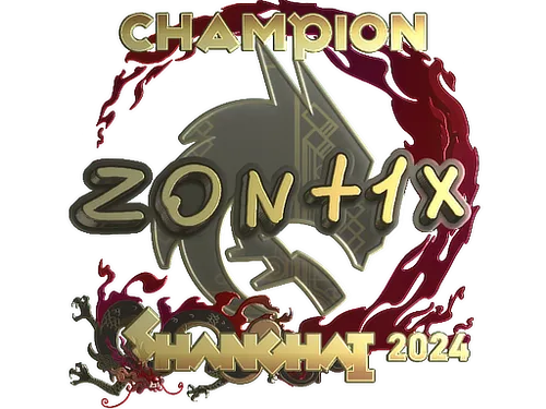 Sticker | zont1x (Gold, Champion) | Shanghai 2024