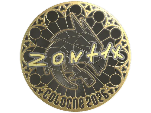 Sticker | zont1x (Gold) | Cologne 2026