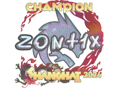 Sticker | zont1x (Holo, Champion) | Shanghai 2024