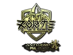 Sticker | zorte (Gold) | Antwerp 2022