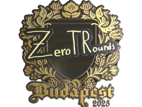 Sticker | ztr (Gold) | Budapest 2025
