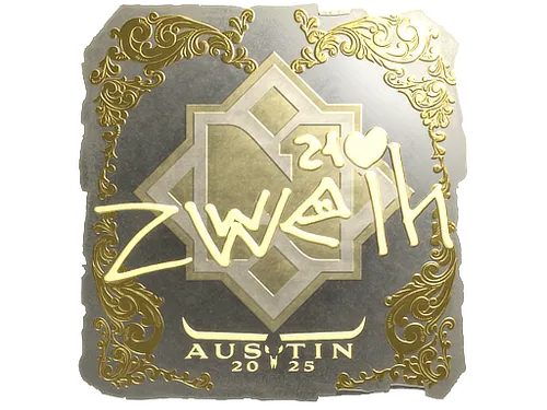 Sticker | zweih (Gold) | Austin 2025