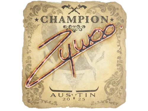 Sticker | ZywOo (Champion) | Austin 2025