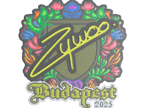 Sticker | ZywOo (Embroidered) | Budapest 2025