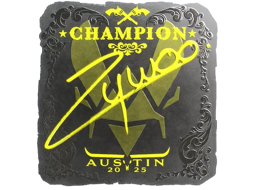 Sticker | ZywOo (Foil, Champion) | Austin 2025