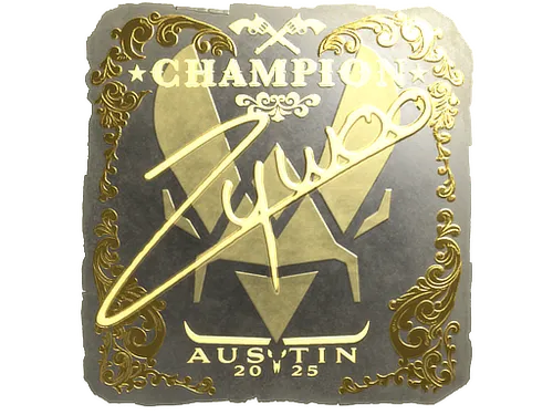 Sticker | ZywOo (Gold, Champion) | Austin 2025