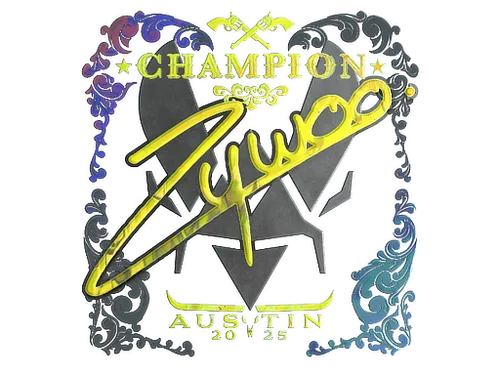 Sticker | ZywOo (Holo, Champion) | Austin 2025