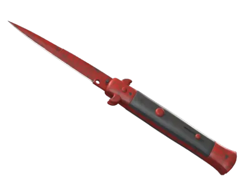 ★ Stiletto Knife | Crimson Web (Minimal Wear)