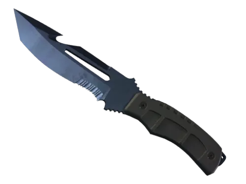 ★ Survival Knife | Blue Steel (Battle-Scarred)