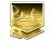 Sticker | B1ad3 (Gold) | Cluj-Napoca 2015