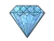 Sticker | Blue Gem (Glitter)