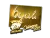 Sticker | byali (Gold) | Cologne 2015
