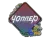 Sticker | chopper (Glitter) | Rio 2022