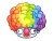 Sticker | Clown Wig